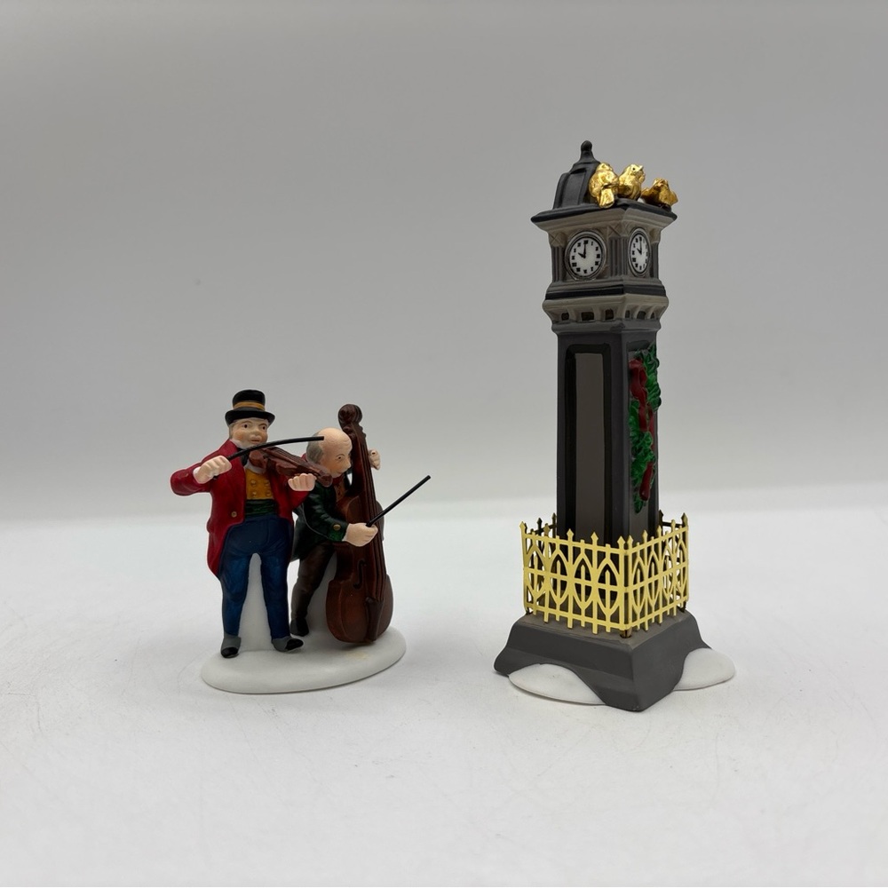 Dept 56 1995 Vintage HVC 12 Days Of Dickens Village Four Calling Birds 58379 EUC - Picture 8 of 12